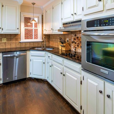 Recently renovated open concept kitchen